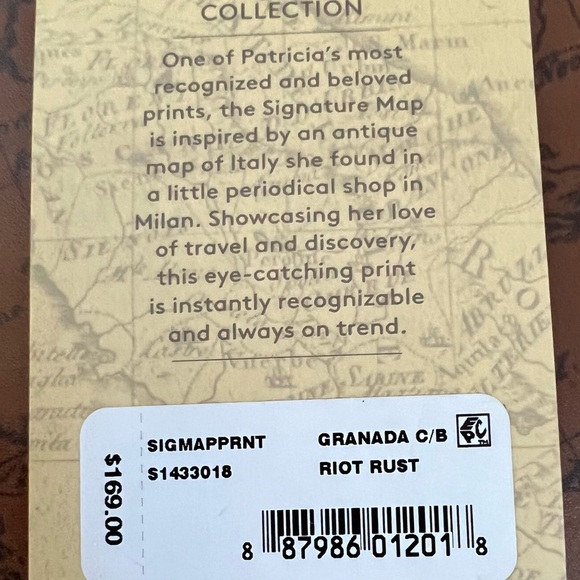 NWT PATRICIA NASH GRANADA LEATHER CROSSBODY BAG - Picture 11 of 13